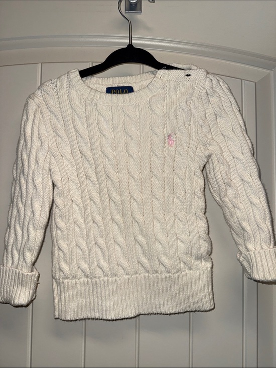 Polo Ralph Lauren Other - Polo by Ralph Lauren Cream Cable-Knit Sweater